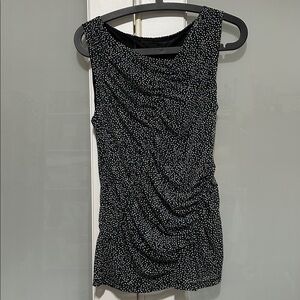 NWT DKNY Sleeveless Top Gathered side M